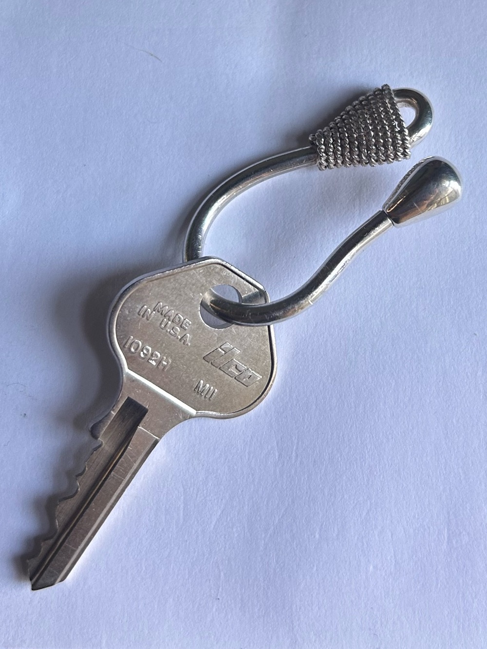 Janna Thomas Sterling Silver Key Chain